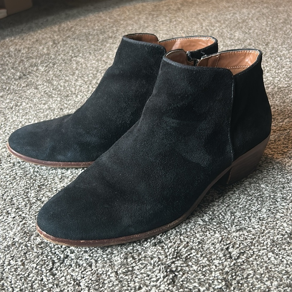 Sam Edelman Black Ankle Boots Size 10M